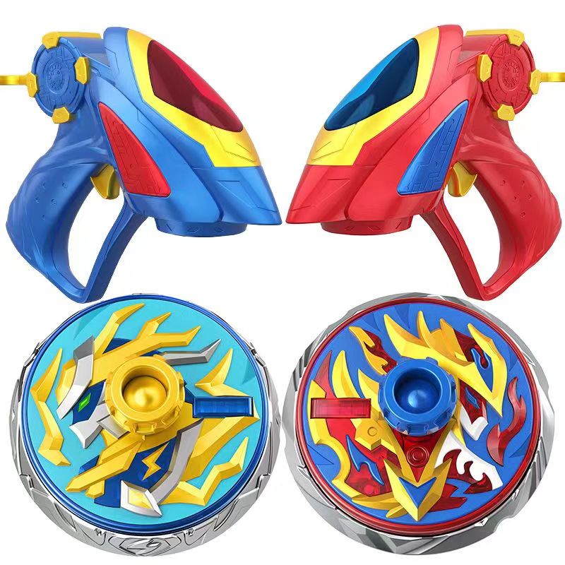 Spin Top Gyro Toy - 子供のためのスーパーチェンジジャイロおもちゃ,攻撃戦争,回転トップ放射,目覚めシステム,まぶしさの加速,合金バトルガンの形,誕生日プレゼント