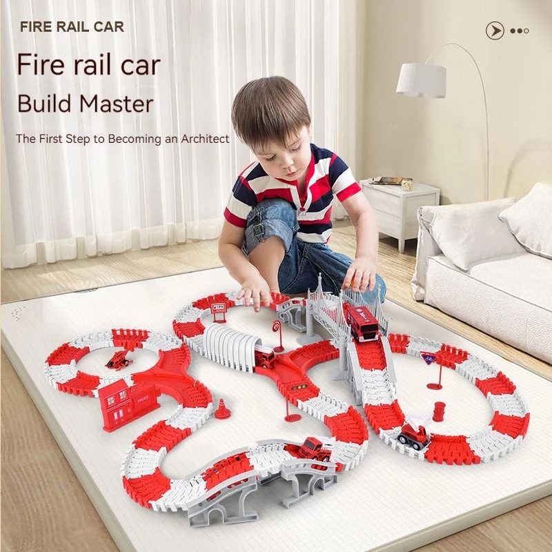 消防車トラック組立車エンジニアリング Minin 車セット子 - Kids Toys Supplier のレビューと価格