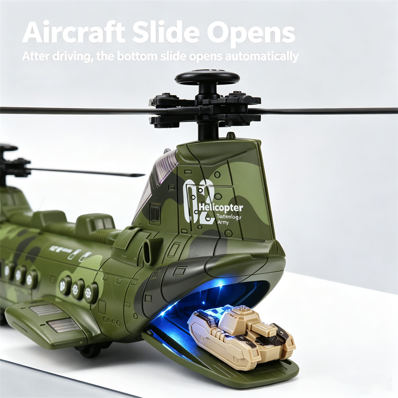 電動バンプ＆ゴー輸送機おもちゃ 360度回転 LEDライト  - Kids' Toy のレビューと価格