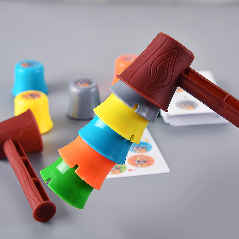 クイックスタッキングカップゲーム 20 チャレンジ色認知子供 - Kids Toys Under $20 のレビューと価格