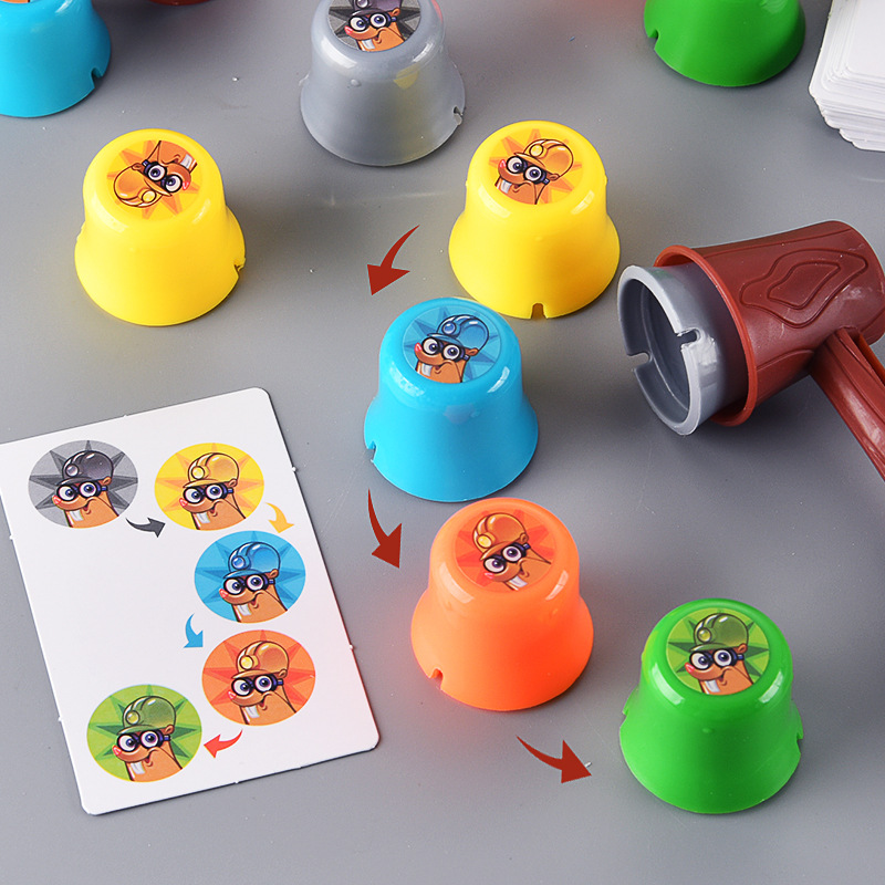 クイックスタッキングカップゲーム 20 チャレンジ色認知子供 - Kids Toys Under $20 のレビューと価格