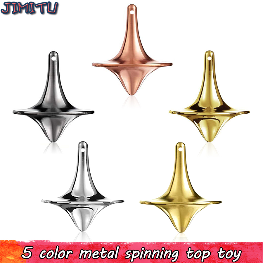 子供と大人のための金属製回転玩具,ジャイロスコープオフィスパ - Spin Top Gyro Toy のレビューと価格