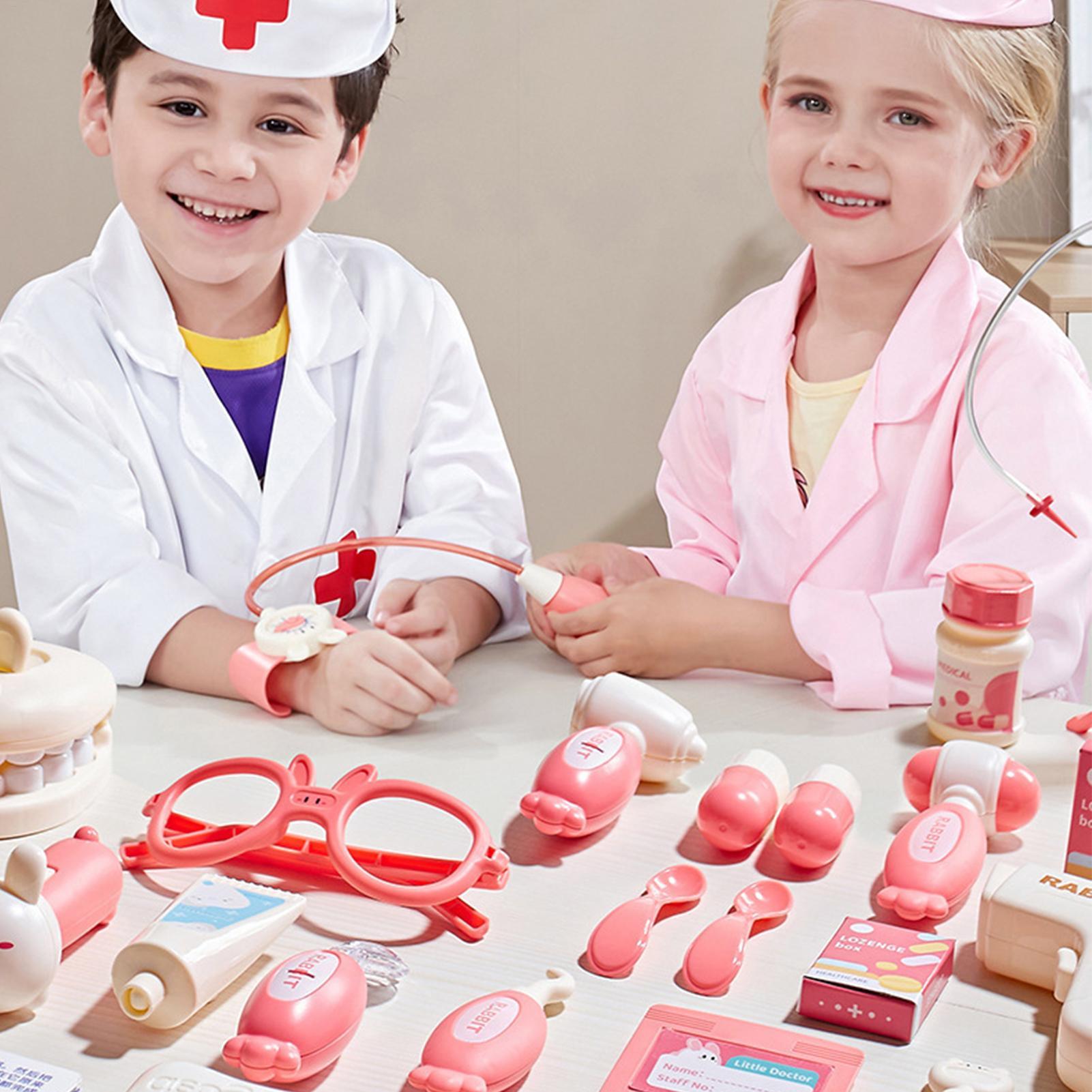 子供用お医者さんおもちゃ、病院ごっこ遊びセット、音と光付き、 - Kids Toys Doctor Set のレビューと価格