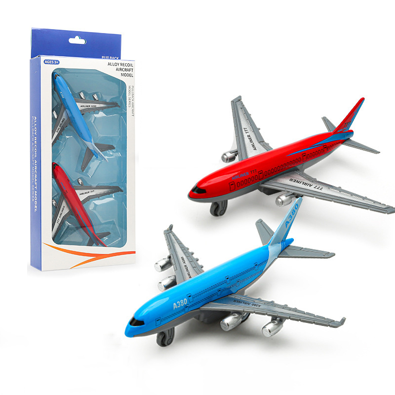 2 個子供シミュレーション合金プルバック飛行機のおもちゃモデ - Kids Toys Supplier のレビューと価格