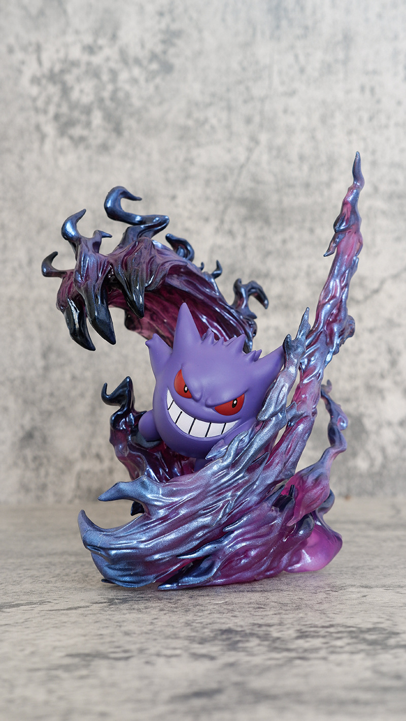 19cm アニメポケモン ゲンガー バトルバージョン PVC - Kids Toys Variety のレビューと価格