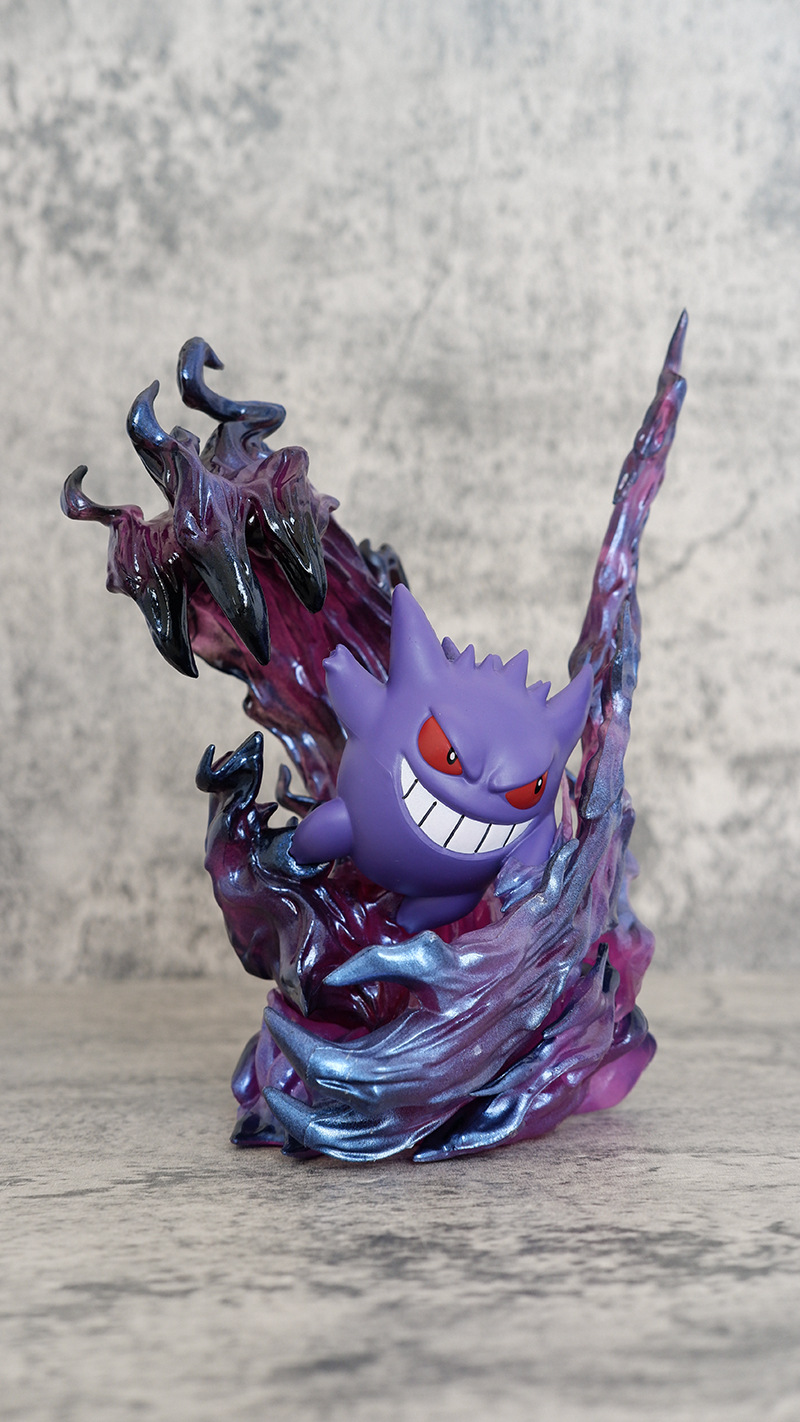 19cm アニメポケモン ゲンガー バトルバージョン PVC - Kids Toys Variety のレビューと価格