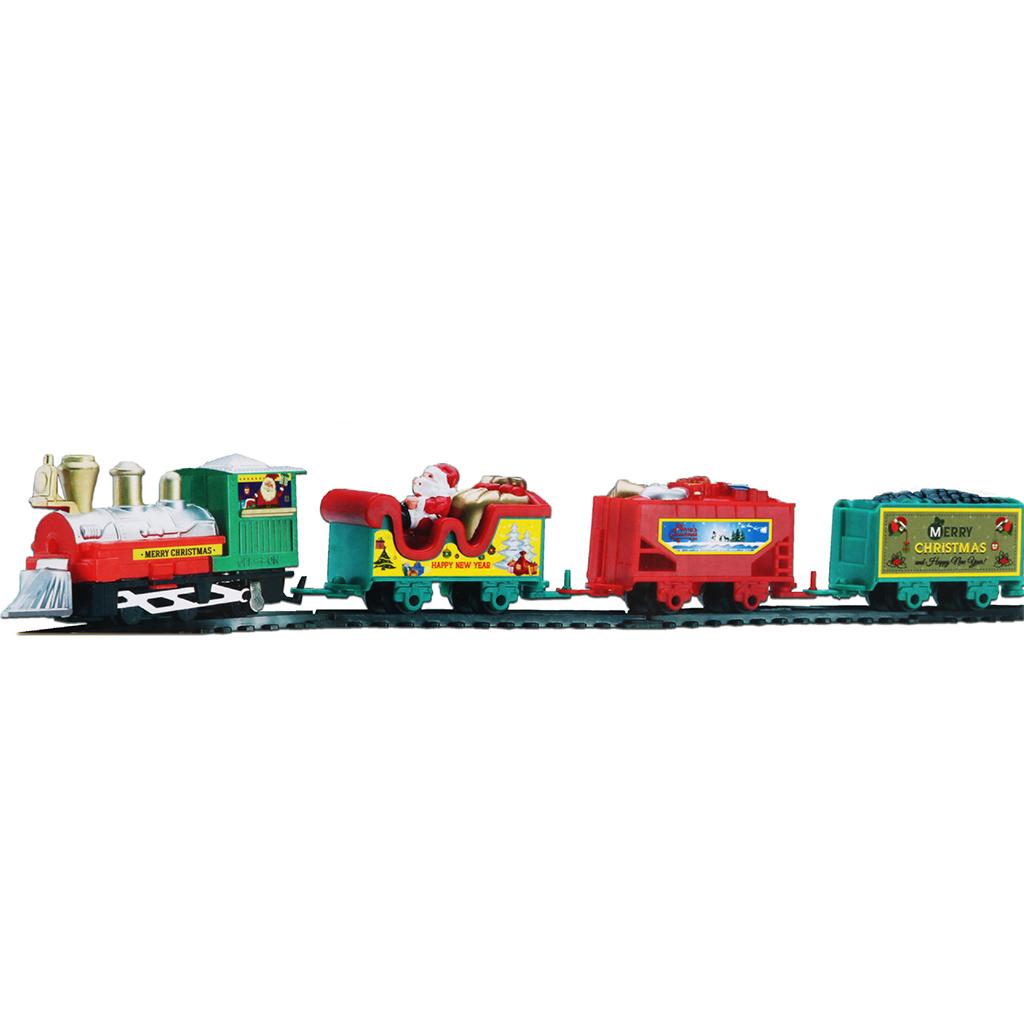 11ピース電動電車セット、子供向け電車のおもちゃ、音声付きク - Toy Train Track Set のレビューと価格
