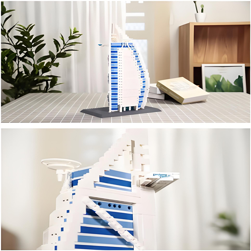 ブルジャル・アラブ・ホテルのレンガ模型。ドバイ、UAEのラン - Kids Toys Uae のレビューと価格