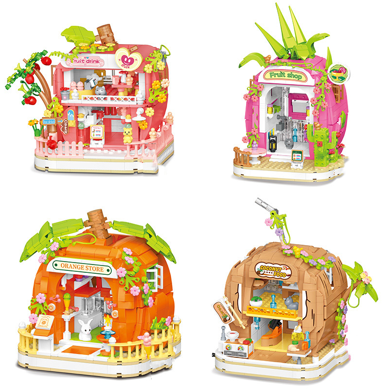 クリエイティブシティストリートビュータウンビルディングブリッ - Kids Toys Shop のレビューと価格