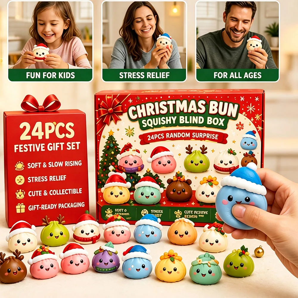 クリスマスアドベントカレンダー24個入り。触って楽しいおもち - Kids Toys Box のレビューと価格