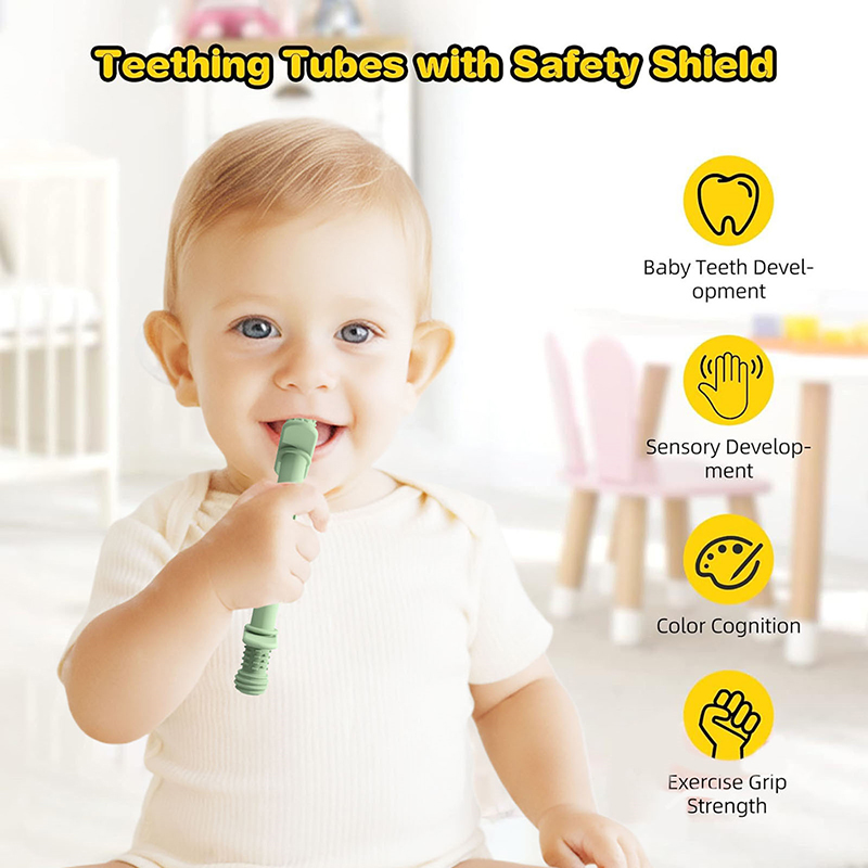 子供用チューブ型歯固めおもちゃ、乳児用歯がためおもちゃ、言語 - Kids Toys Youtube のレビューと価格