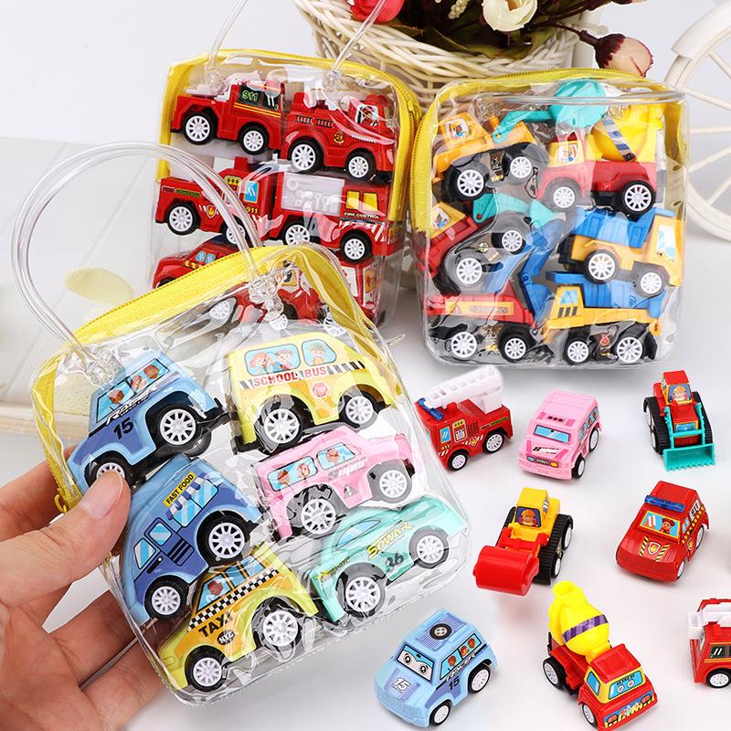 6個セット 車模型おもちゃ プルバックカー 火災車両 タクシ - Kids Toys Supplier のレビューと価格