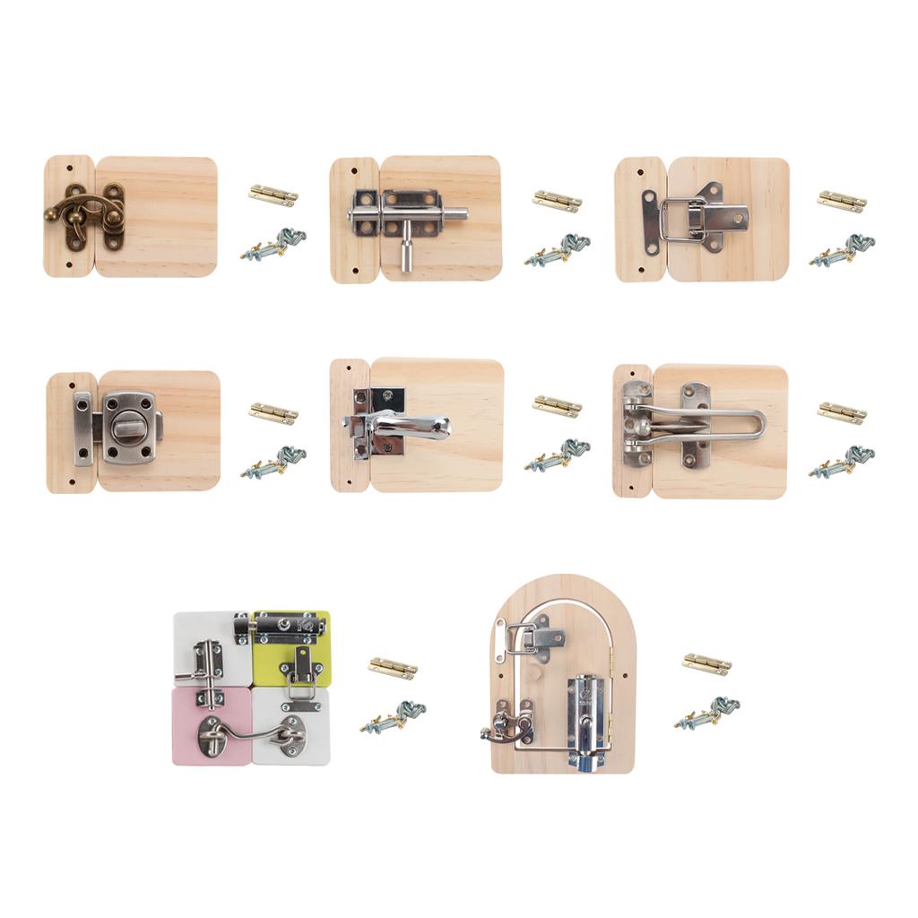 モンテッソーリ ビジーボード DIY ロックラッチパズル 幼 - Kids Toys In Store のレビューと価格
