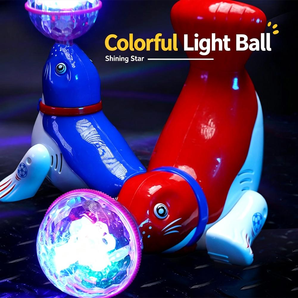 LEDライトとサウンド機能付き、歩行・回転する電動シーライオ - Kids' Toy のレビューと価格