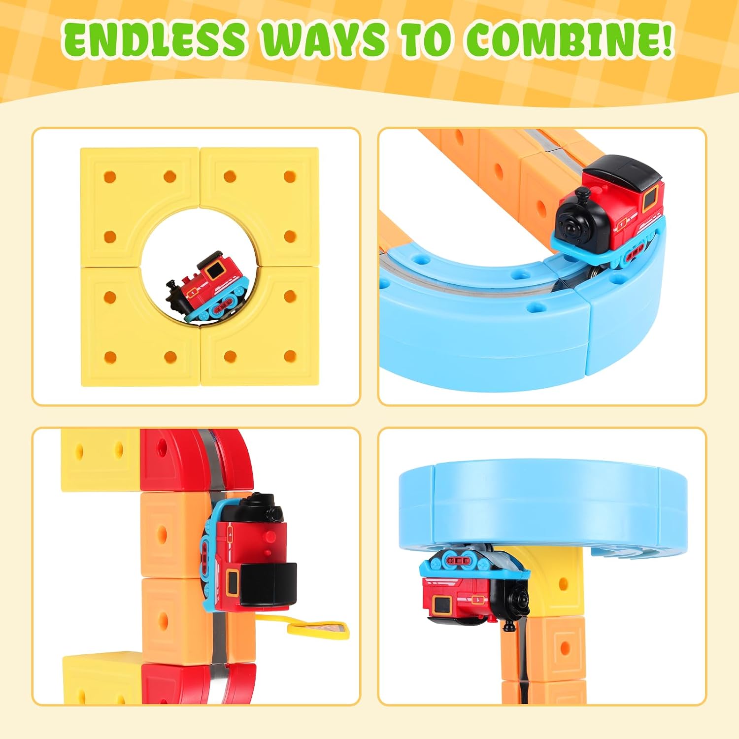 子供向け電磁浮上列車セット - 反重力DIY組み立て式磁気ト - Toy Train Track Set のレビューと価格