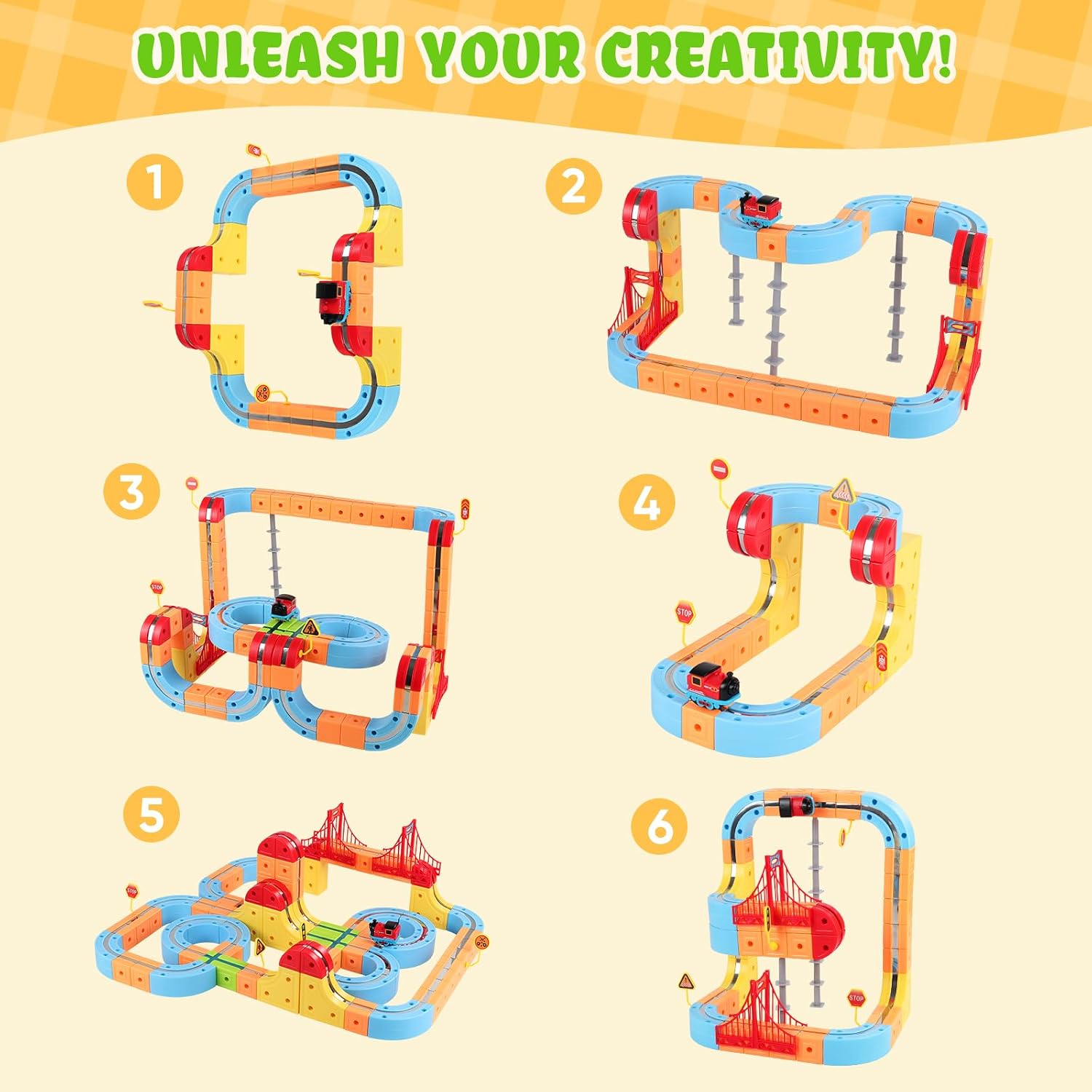 子供向け電磁浮上列車セット - 反重力DIY組み立て式磁気ト - Toy Train Track Set のレビューと価格