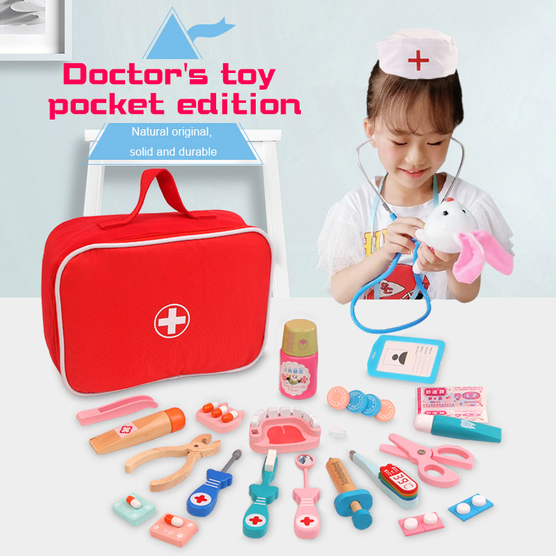 ごっこ遊びドクターおもちゃ木製シミュレーション歯医者チェック - Kids Toys Doctor Set のレビューと価格