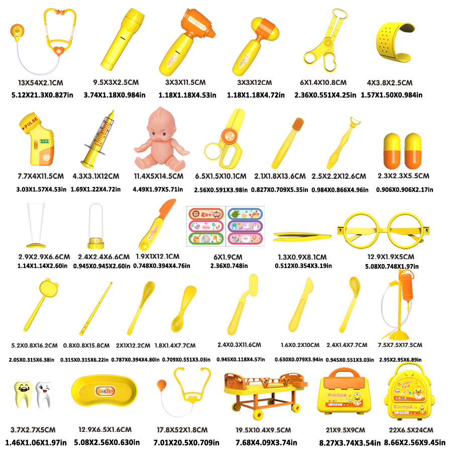 子供用医師、看護師、歯科医、ごっこ遊びおもちゃ、模擬聴診器、 - Kids Toys Doctor Set のレビューと価格