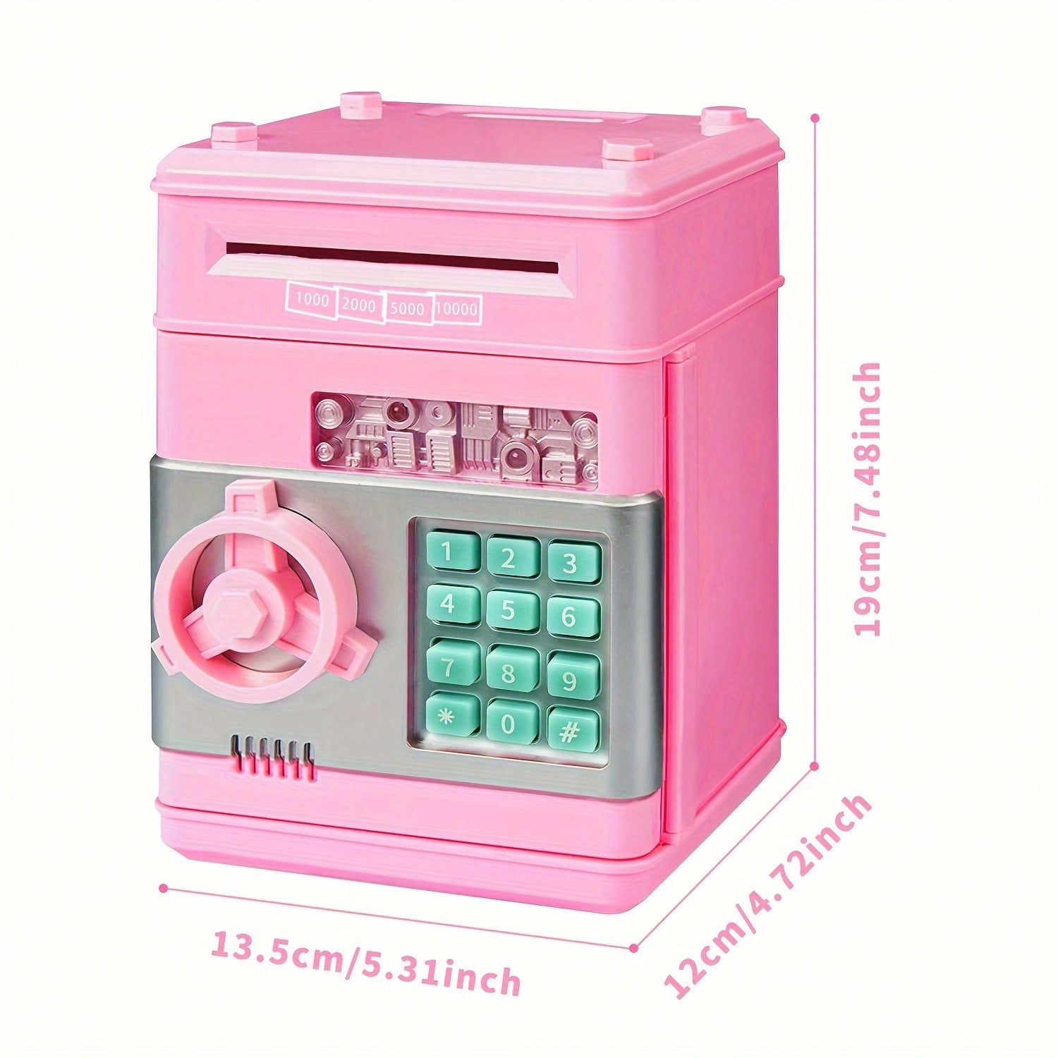 子供向けミニATM貯金箱、電子式の硬貨貯金箱、シミュレーショ - Kids Toys Boys のレビューと価格