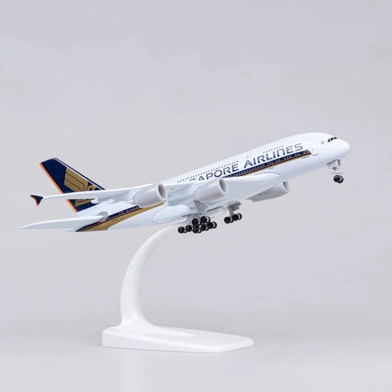 20 センチメートル金属合金航空機モデル A380 シンガポ - Kids Toys Supplier のレビューと価格