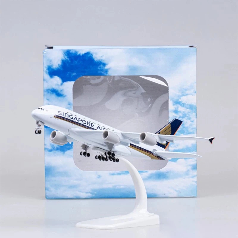 20 センチメートル金属合金航空機モデル A380 シンガポ - Kids Toys Supplier のレビューと価格